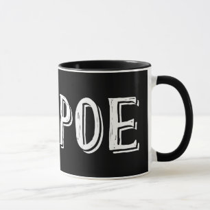 Mig [korpsvart] Poe Mugg