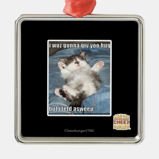 Mig kram för yoo för wuzgunnagiv julgransprydnad metall (Framsidan)