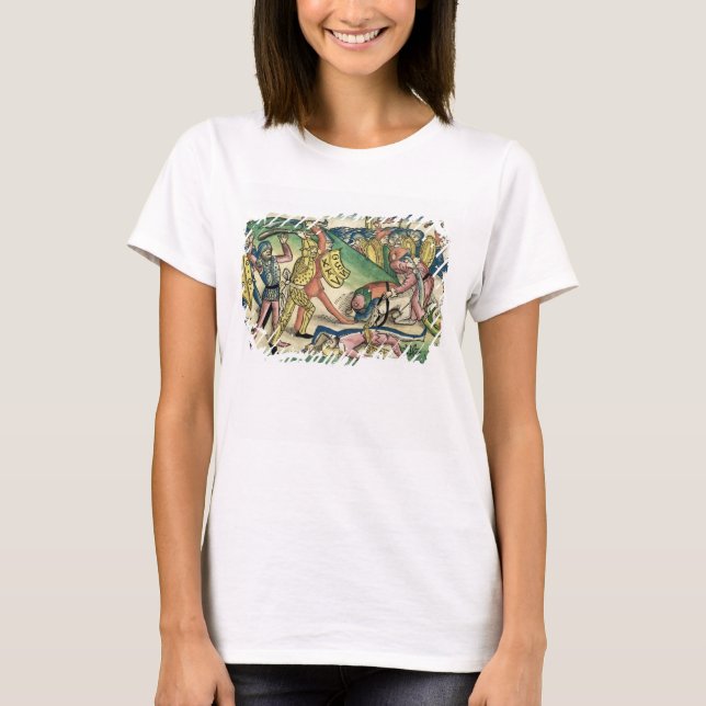 Mig krig 16 för kungar 15 mellan Asa och Baasha, Tee Shirt (Framsida)