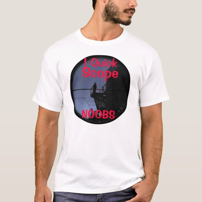 Mig kvickt räckvidd NOOBS T Shirt (Framsida)
