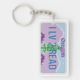 "Mig LÄST" registreringsskylt Keychain för LV 2