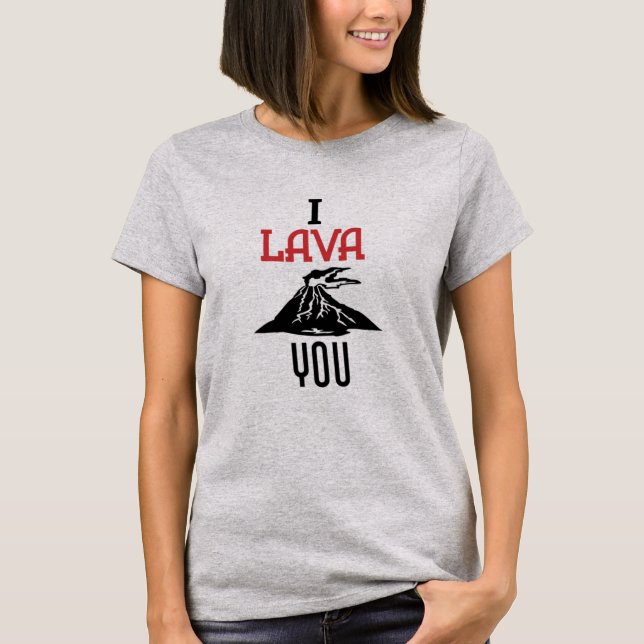 Mig Lava dig rolig T-skjorta T Shirt (Framsida)