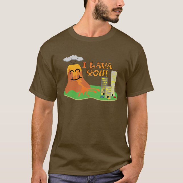 Mig Lava dig! T Shirt (Framsida)