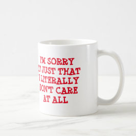 Mig LEDSEN förmiddag DET ATT PRECIS JAG INTE ATT Kaffemugg