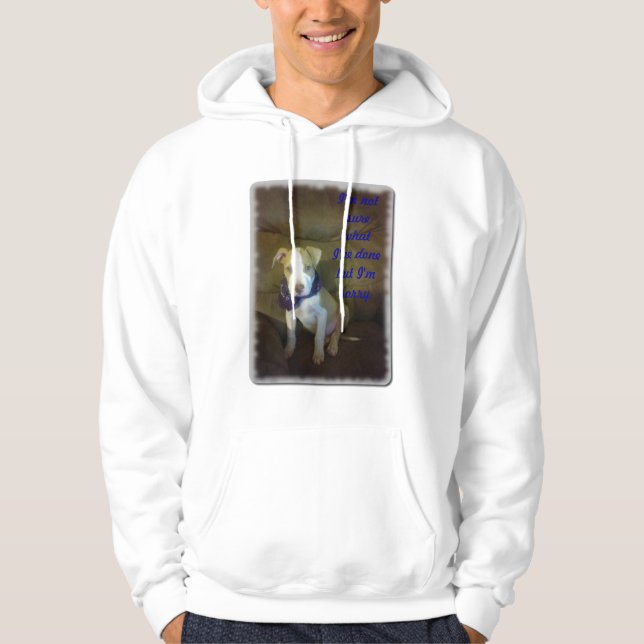 Mig ledsen förmiddag hoodie (Framsida)