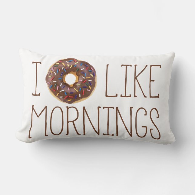 Mig lika morgnar för munk lumbarkudde (Framsida)