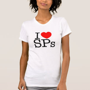 Mig ljus kvinnlig T-tröja för hjärtaSPs T-shirt
