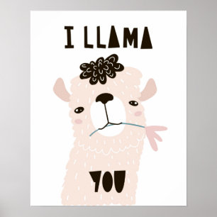 Mig Llama dig Poster