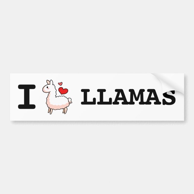 Mig LlamaLlamas Bildekal (Framsidan)