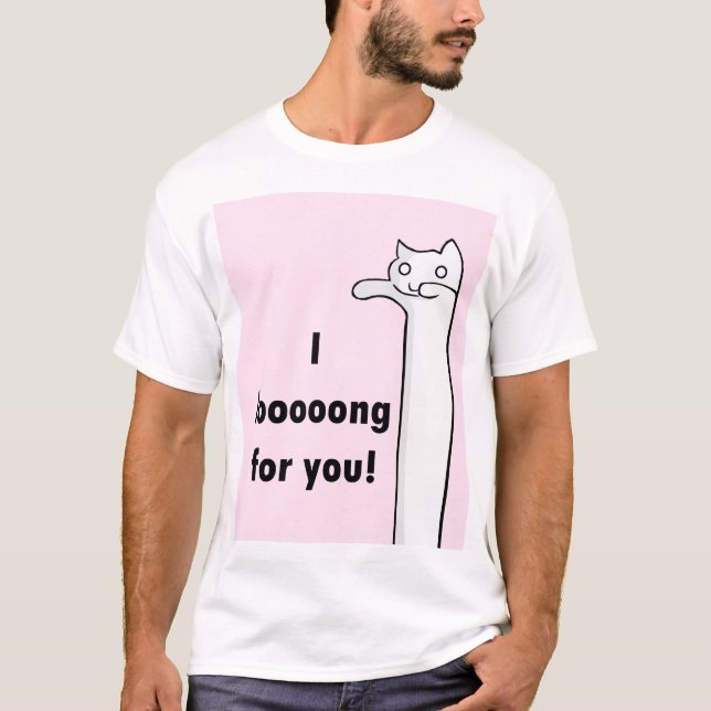 Mig Long för dig, Longcat Tee Shirt (Framsida)