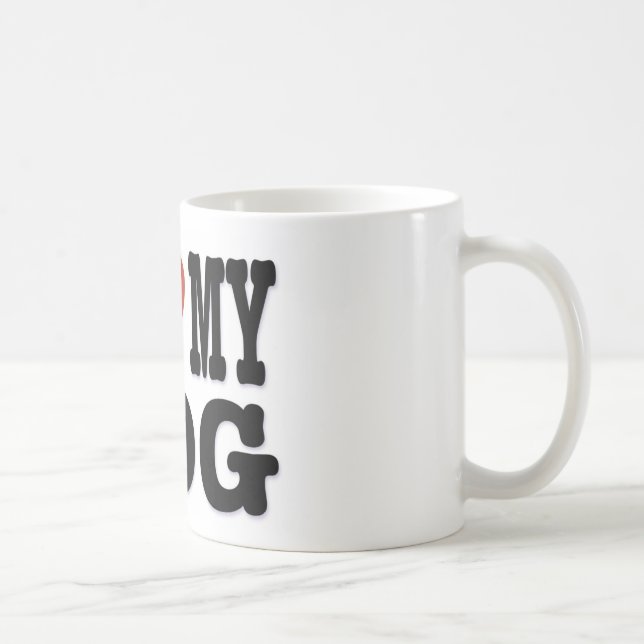 MIG LOVEMY-HUND KAFFEMUGG (Höger)