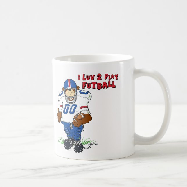 Mig Luv 2 lekFutball björn Kaffemugg (Höger)