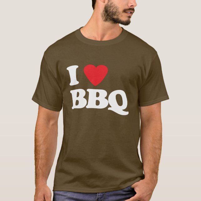 Mig Luv BBQ T Shirt (Framsida)