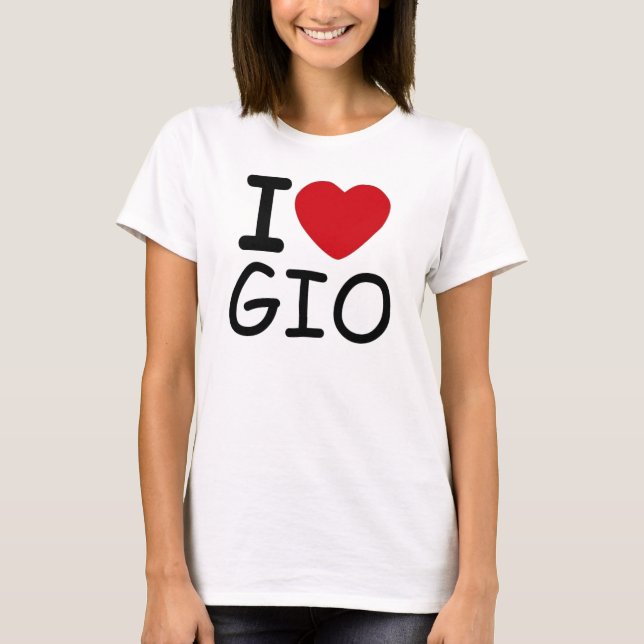 MIG LUV-GIO TEE SHIRT (Framsida)