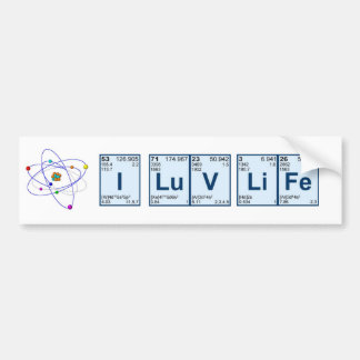 Mig LuV liv Bildekal