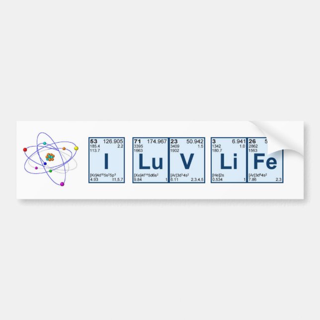 Mig LuV liv Bildekal (Framsidan)