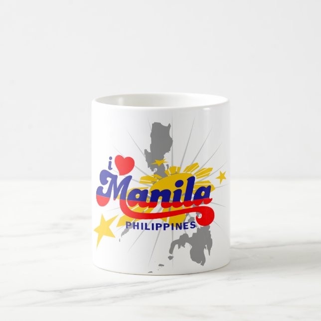 mig luv Manila Kaffemugg (Center)