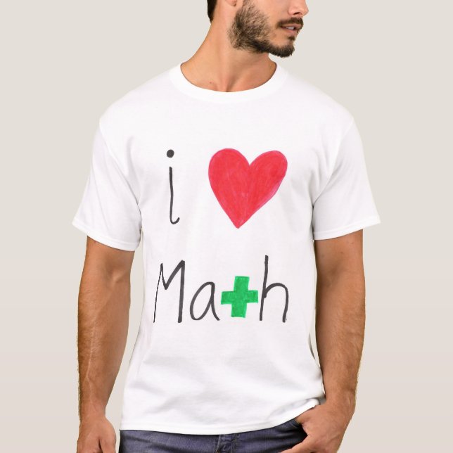 Mig Luv Math T-shirt (Framsida)