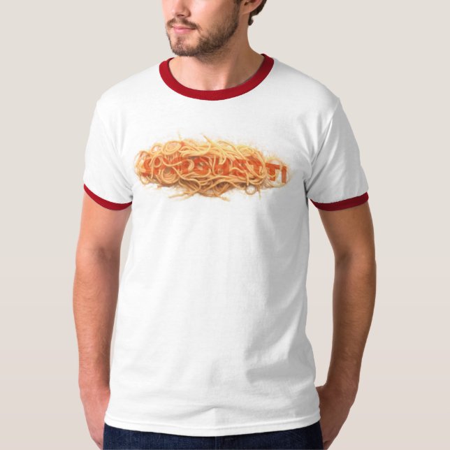 Mig luvspagetti! t-shirt (Framsida)