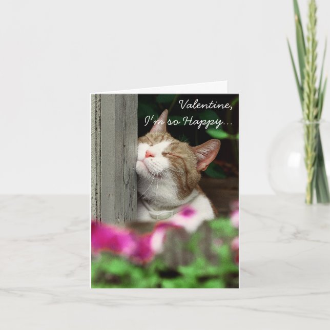 Mig lycklig valentin för förmiddag så helgkort (Framsida)