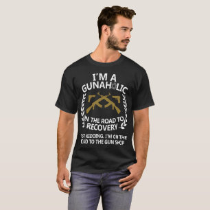 MIG M en Gunaholic på vägen till återställning T Shirt