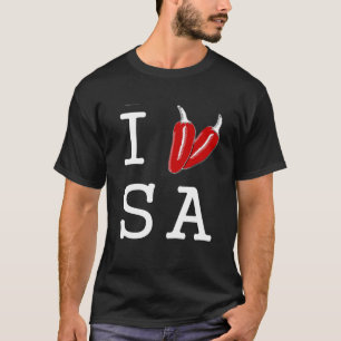 Mig manar för Jalapeno SA svart T T-shirt