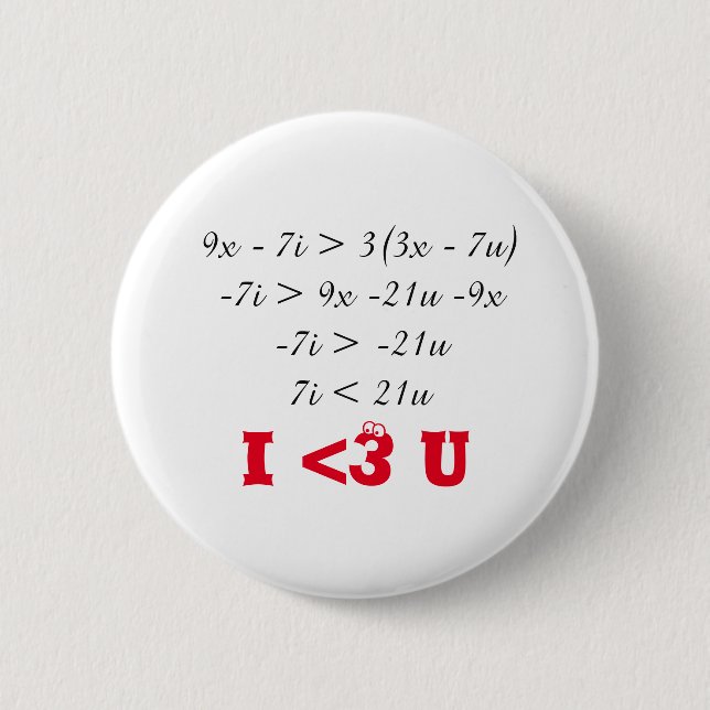 Mig Math <3. MIG <3 U Knapp (Framsida)