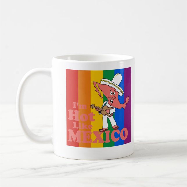 Mig Mexico för förmiddaghettnågot liknande T-tröja Kaffemugg (Vänster)