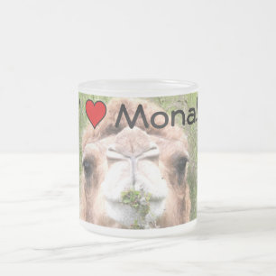 Mig ♥ Mona! Frostad Glasmugg