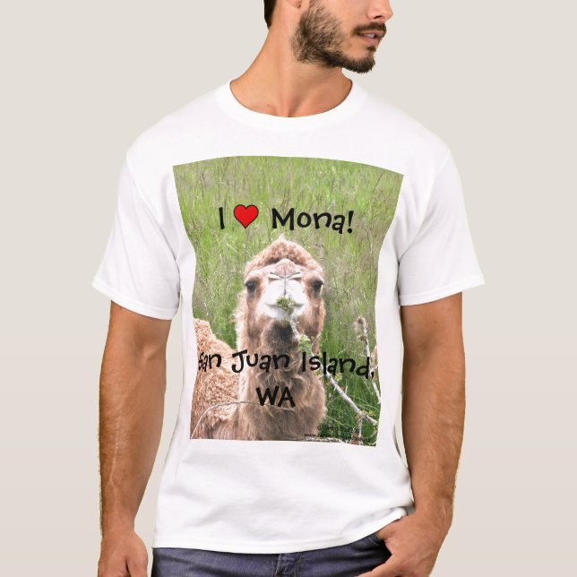 Mig ♥ Mona! T Shirt (Framsida)