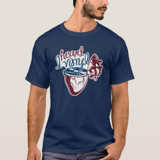 "Mig mörk T-tröja för hjärtavinyl" Tee Shirt