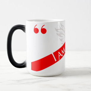 "Mig Morphing kaffemugg för förmiddag snett"