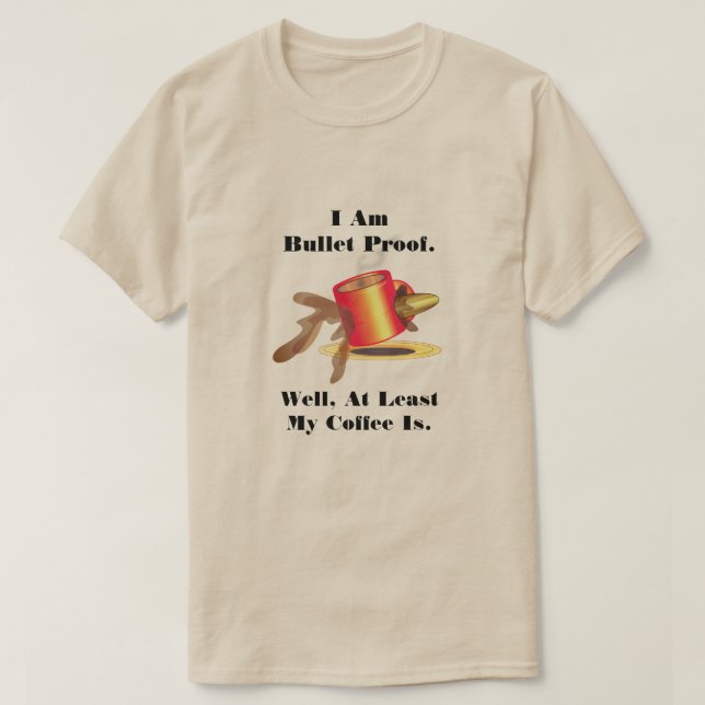 Mig motståndskraftig förmiddagkula t shirt (Design framsida)