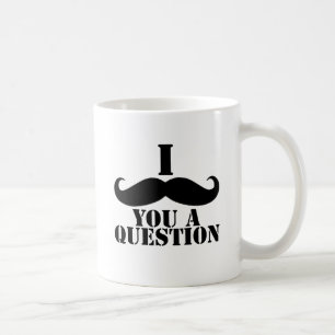 Mig Moustache dig en ifrågasätta Kaffemugg