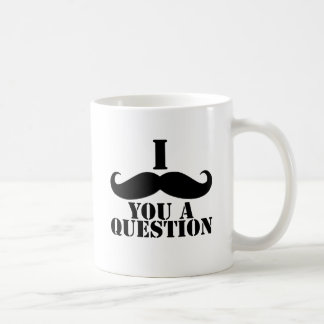 Mig Moustache dig en ifrågasätta Kaffemugg
