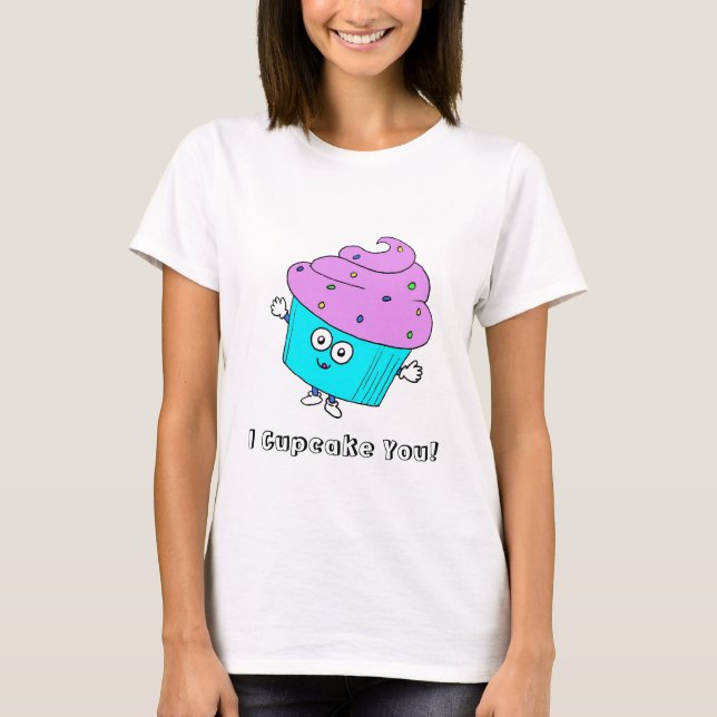 Mig muffin dig! t-shirt (Framsida)