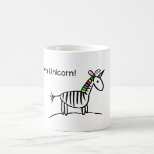 Mig mugg för förmiddagUnicornsebra