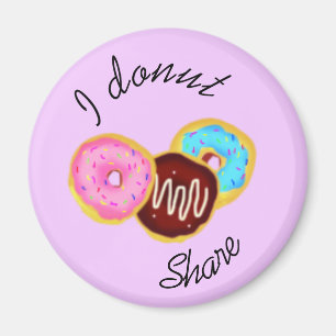 Mig munkaktie - donuts magnet