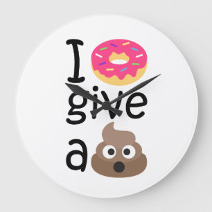 Mig munkge en poopemoji stor klocka