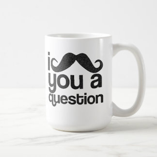Mig mustasch dig en ifrågasättakaffemugg kaffemugg
