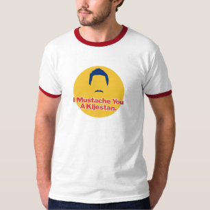 Mig mustasch dig en Kljestan T-tröja T-shirt