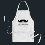 Mig mustasch dig ett ifrågasättaförkläde förkläde<br><div class="desc">Mig mustasch dig ett ifrågasättaförkläde. Rolig svart handlebarmustaschdesign med humoristisk ordskämtslogan. Gullig gåvaidé för matlagning/bbq för hipstermanar och kvinnor. Moustachehumor.</div>
