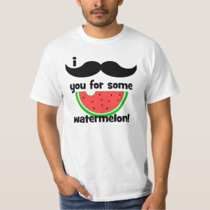 Mig mustasch dig för någon vattenmelon tröja