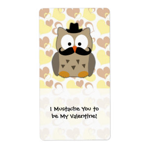 Mig mustasch dig som är min valentin fraktsedel