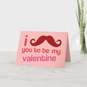 mig mustasch dig som är mitt valentinkort helgkort