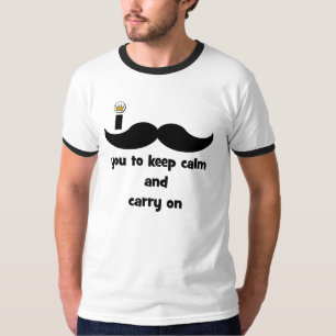 Mig mustasch dig som håller lugn och som ska bär tröja