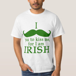 Mig mustasch dig som kysser mig t-shirt