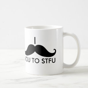 Mig mustasch dig till STFU Kaffemugg