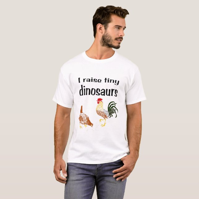 Mig mycket liten dinosaurstshirt för lönelyft t shirt (Hel framsida)