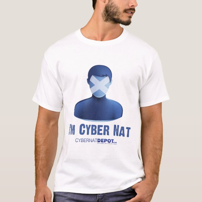 Mig Nat förmiddagCyber Tee Shirt (Framsida)
